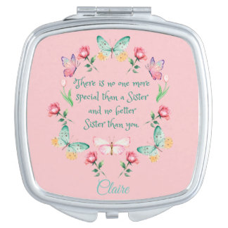 Mirror Compact - Gift For Sister (personalize)