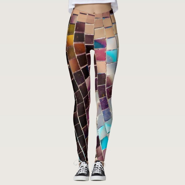 Mirror Disco Ball Leggings (Front)