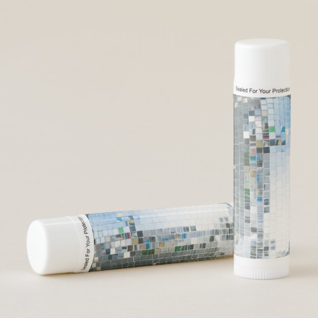 Mirror disco ball lip balm (Front)