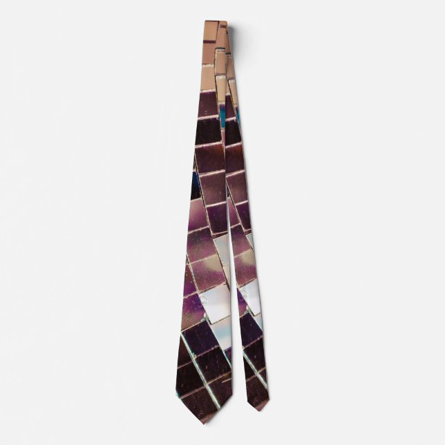 Mirror Disco Ball Neck Tie (Front)
