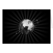Mirror Disco Ball on Black (Front Horizontal)