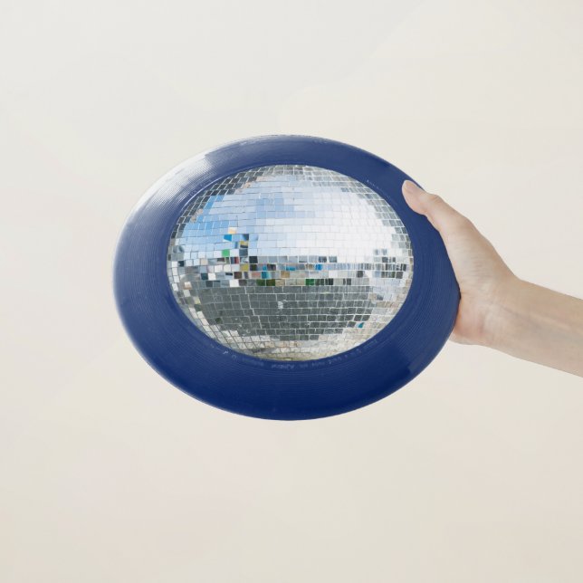 Mirror disco ball Wham-O frisbee (In Hand)