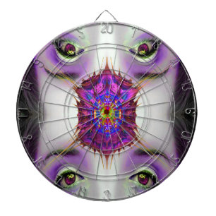 Mirror Horizon Dartboard With Darts