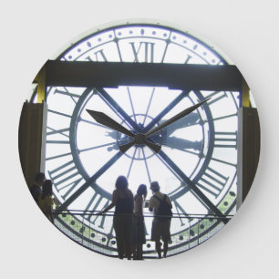 Mirror Image Museé d'Orsay Large Clock