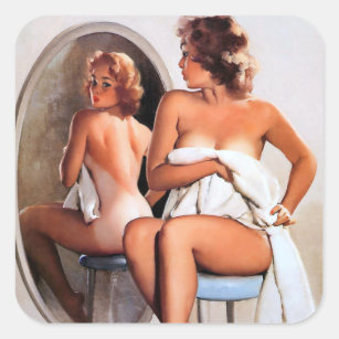 Classic Nude Pinup Decal
