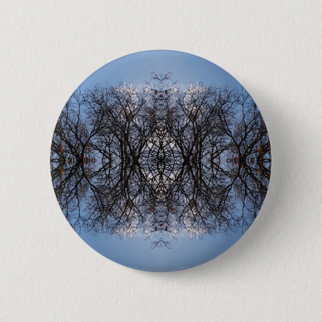 Mirror image trees button (Front)