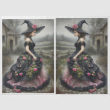 Mirror image Willow Witch Tissue Paper