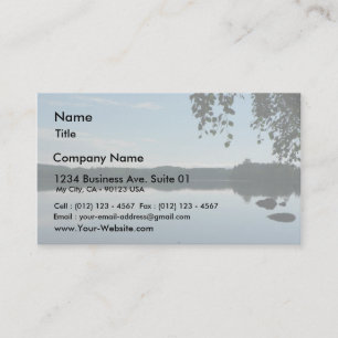 Mirror Lake After Sunset Business Card