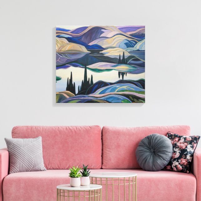 Mirror Lake | Franklin Carmichael | Canvas Print (Insitu(LivingRoom))