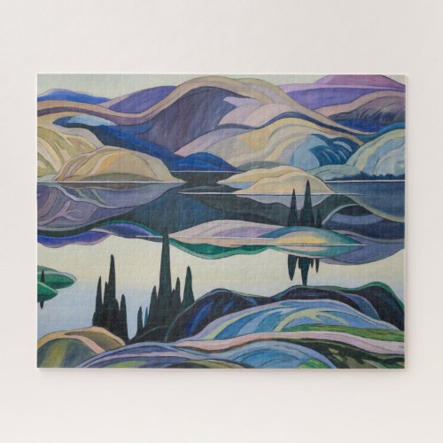 Mirror Lake  Franklin Carmichael  Jigsaw Puzzle