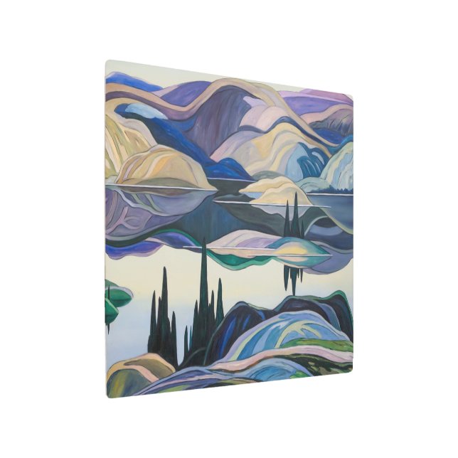 Mirror Lake | Franklin Carmichael | Metal Print (Angled)