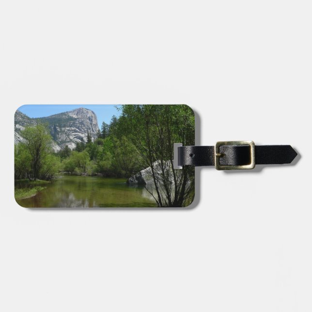 Mirror Lake I in Yosemite National Park Luggage Tag (Front Horizontal)