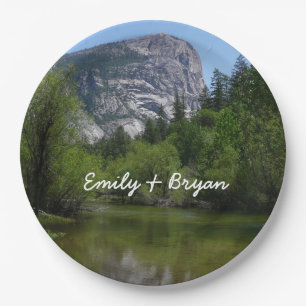 Mirror Lake I in Yosemite National Park Paper Plates