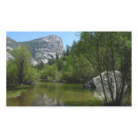 Mirror Lake I in Yosemite National Park Rectangular Sticker
