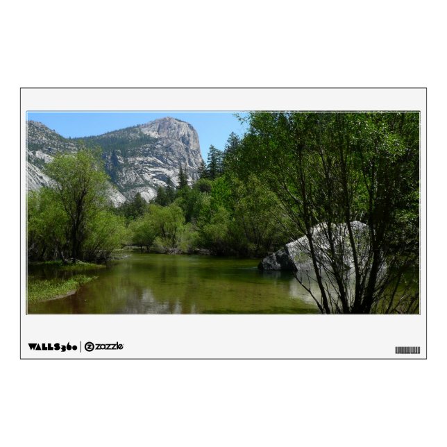 Mirror Lake I in Yosemite National Park Wall Sticker (Front)