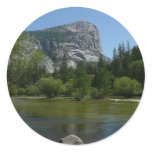 Mirror Lake II in Yosemite National Park Classic Round Sticker