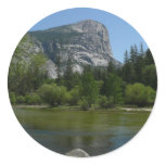 Mirror Lake II in Yosemite National Park Classic Round Sticker