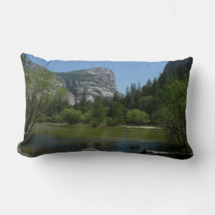 Mirror Lake II in Yosemite National Park Lumbar Pillow