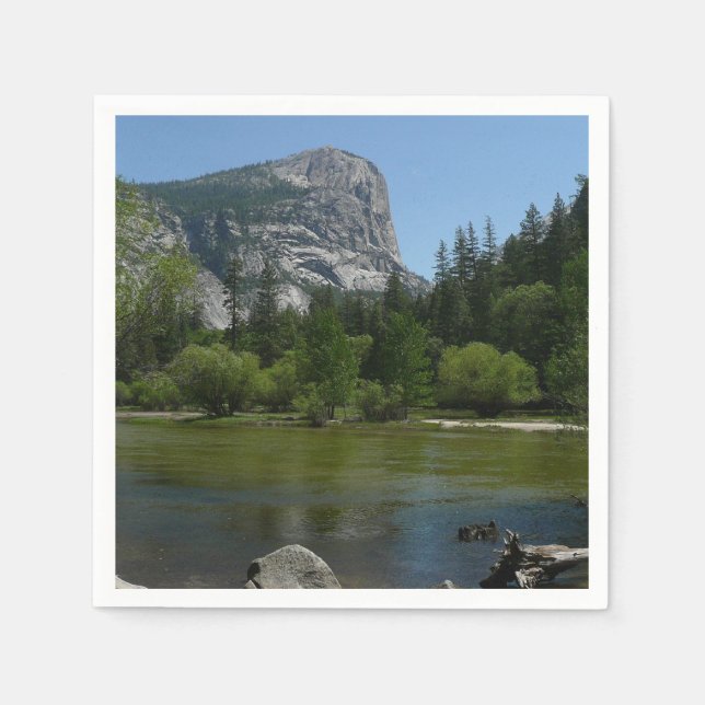 Mirror Lake II in Yosemite National Park Napkins (Front)