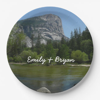 Mirror Lake II in Yosemite National Park Paper Plates