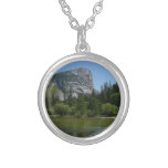 Mirror Lake II in Yosemite National Park Silver Plated Necklace