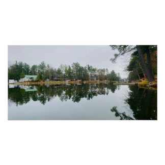 Mirror Lake Morning Poster
