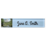 Mirror Lake View Desk Name Plate