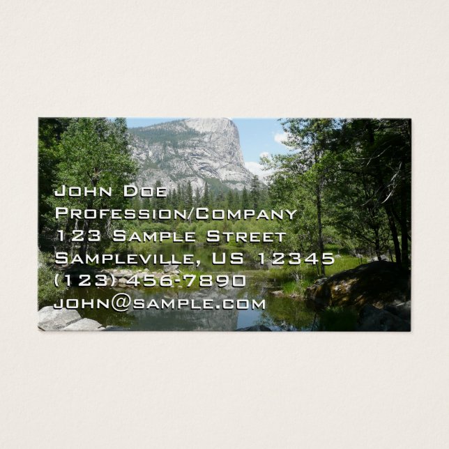 Mirror Lake View in Yosemite National Park (Front)