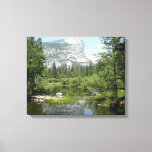 Mirror Lake View in Yosemite National Park Canvas Print