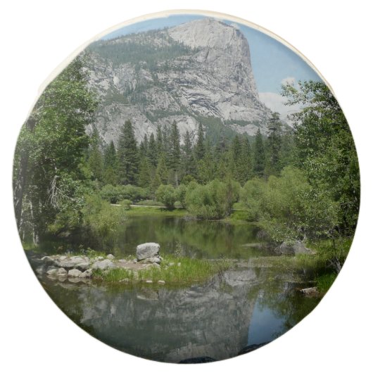 Mirror Lake View in Yosemite National Park Chocolate Covered Oreo (Front)