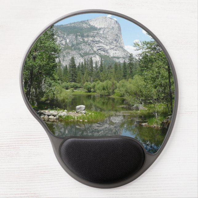 Mirror Lake View in Yosemite National Park Gel Mouse Pad (Front)