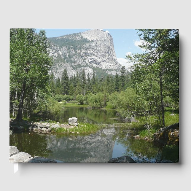 Mirror Lake View in Yosemite National Park Guest Book (Front)