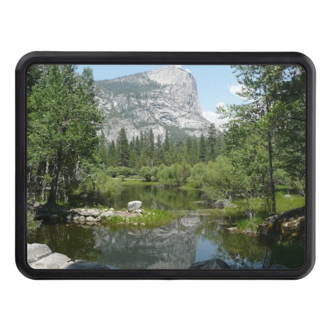 Mirror Lake View in Yosemite National Park Hitch Cover (Front)