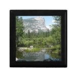 Mirror Lake View in Yosemite National Park Jewelry Box