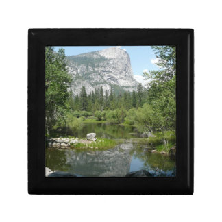 Mirror Lake View in Yosemite National Park Jewelry Box