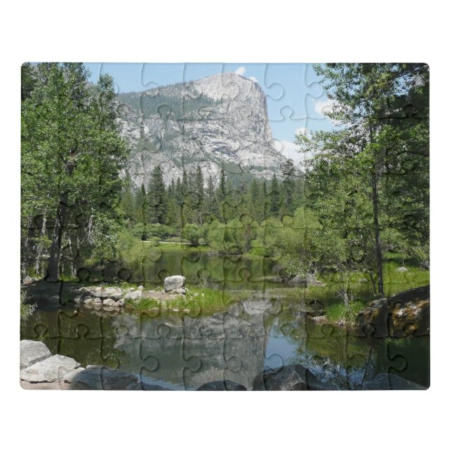 Mirror Lake View in Yosemite National Park Jigsaw Puzzle (Puzzle Horizontal)