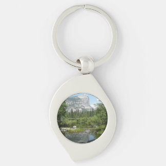 Mirror Lake View in Yosemite National Park Keychain