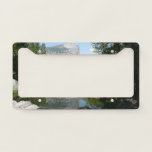 Mirror Lake View in Yosemite National Park License Plate Frame