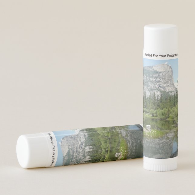 Mirror Lake View in Yosemite National Park Lip Balm (Front)
