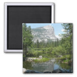 Mirror Lake View in Yosemite National Park Magnet