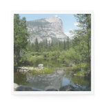 Mirror Lake View in Yosemite National Park Paper Napkins