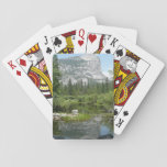 Mirror Lake View in Yosemite National Park Playing Cards