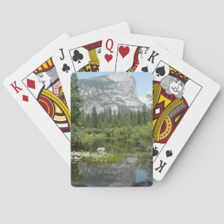 Mirror Lake View in Yosemite National Park Poker Cards