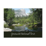 Mirror Lake View in Yosemite National Park Postcard
