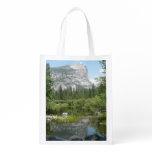 Mirror Lake View in Yosemite National Park Reusable Grocery Bag