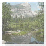 Mirror Lake View in Yosemite National Park Stone Coaster