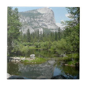 Mirror Lake View in Yosemite National Park Tile