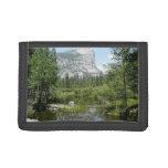 Mirror Lake View in Yosemite National Park Trifold Wallet