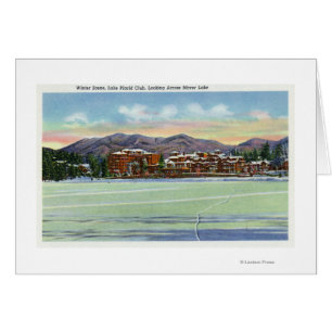 Mirror Lake View of the Lake Placid Club in Cards
