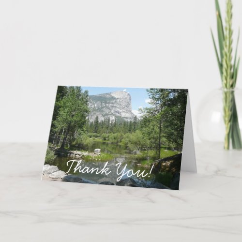 Mirror Lake View Thank You Card